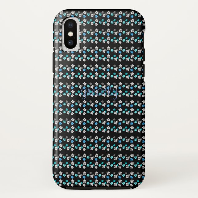 Funda De Case-Mate Para iPhone Floral Rustica Moderna (Reverso)