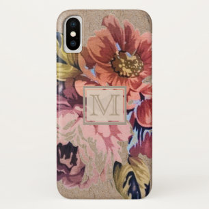 Funda Para iPhone X Floral rústico del vintage