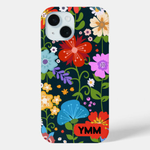 Funda Para iPhone 15 Floral silvestre