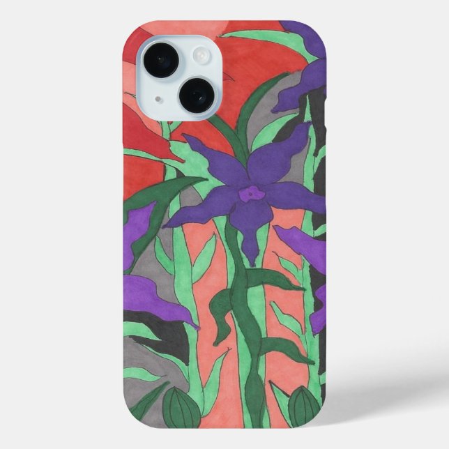 Funda De Case-Mate Para iPhone Floral Twilight Sun Garden (Reverso )