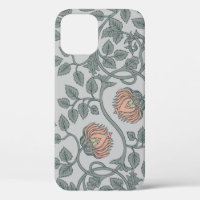 Floral vintage sin soldadura, tapicería retro