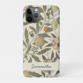 Funda Para iPhone 11 Pro Floral virgen William Morris Fruit Art Nouveau