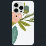 Funda Para iPhone 15 Pro Max Floral y fauna<br><div class="desc">Flora y Fauna Vintage Flora y Boda de fauna Cualquier color para Zig Zag Fondo de Chevron - reemplace el color rosa por cualquier color haciendo clic en personalizar y edite. Utilice la última herramienta del menú desplegable para cambiar a cualquier color personalizado para que coincida con sus colores Bodas...</div>