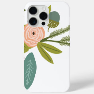 Funda Para iPhone 15 Pro Max Floral y fauna
