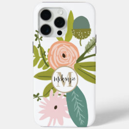 Funda Para iPhone 15 Pro Max Floral y fauna