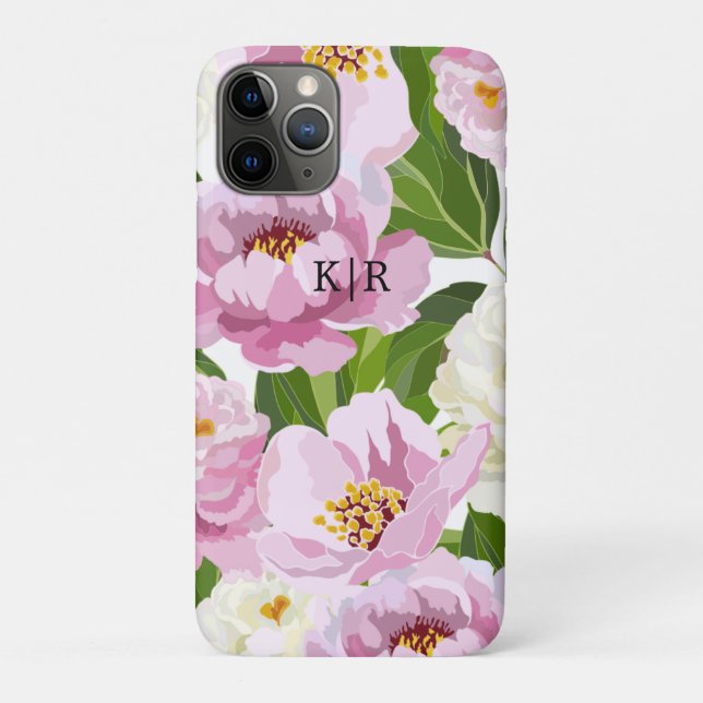 Funda De Case-Mate Para iPhone Florales Modernos (Reverso)