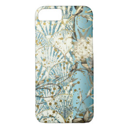 Funda Para iPhone 8/7 Florales, pájaros, conchas