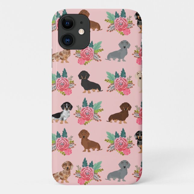 Funda De Case-Mate Para iPhone florales rosados (Reverso)