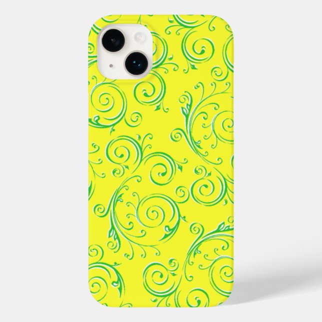 Funda De Case-Mate Para iPhone Florecer Remolino (Reverso )
