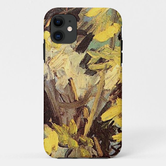 Funda De Case-Mate Para iPhone Floreciente ramas de Acacia Vincent van Gogh. (Reverso)