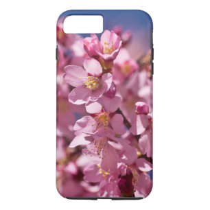 Funda Para iPhone 8 Plus/7 Plus Florecimiento de cerezo sakura besado por la luz d