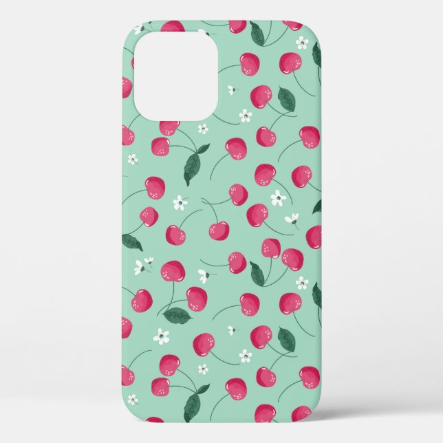 Funda De Case-Mate Para iPhone Florecimiento de cerezos: Diseño festivo de verano (Reverso )