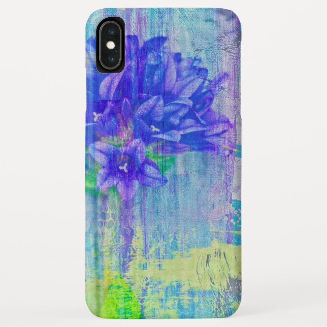 Funda De Case-Mate Para iPhone Florencia en violeta azul (Reverso)