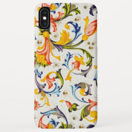 FUNDA PARA iPhone XS MAX FLORENTINA RENAISSANTE FLORALES, FLORES