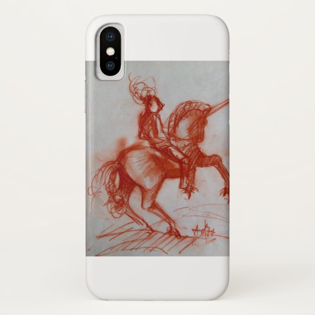 FUNDA DE Case-Mate PARA iPhone FLORENTINE KNIGHT EN HORSEBACK (Reverso)