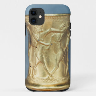 Funda Para iPhone 11 Florero adornado con las criaturas mitológicas,