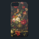 Funda Para iPhone 8/7 Florero floral del vintage elegante<br><div class="desc">Este caso ofrece una pintura floral del vintage por el Mignon de Abraham</div>