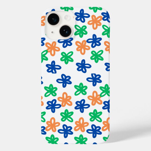 Funda De Case-Mate Para iPhone flores (Reverso )