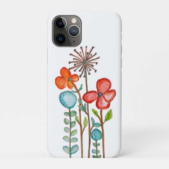 Funda De Case-Mate Para iPhone Flores (Reverso)
