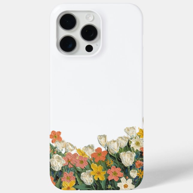 Funda De Case-Mate Para iPhone flores (Reverso )