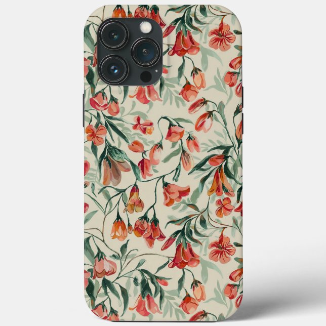 Funda De Case-Mate Para iPhone Flores 1 (Reverso )