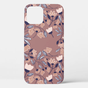 Funda Para iPhone 12 Flores abstractas en un patrón impecable. Colorido