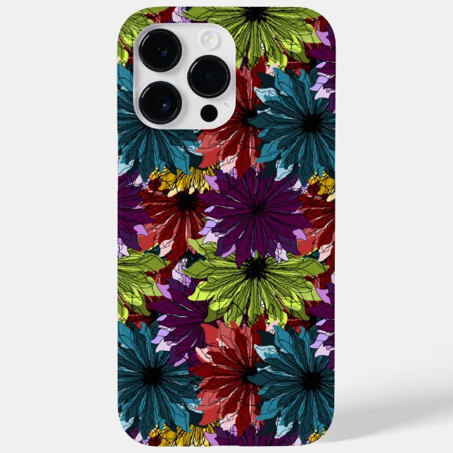 Funda De Case-Mate Para iPhone Flores acuarelas (Reverso)