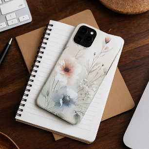 Funda Para iPhone 11 Pro Max Flores Acuarelas Delicadas Sofisticadas y Elegante