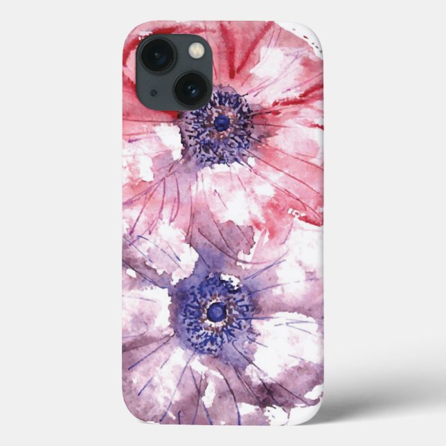 Funda De Case-Mate Para iPhone Flores acuáticas (Reverso)