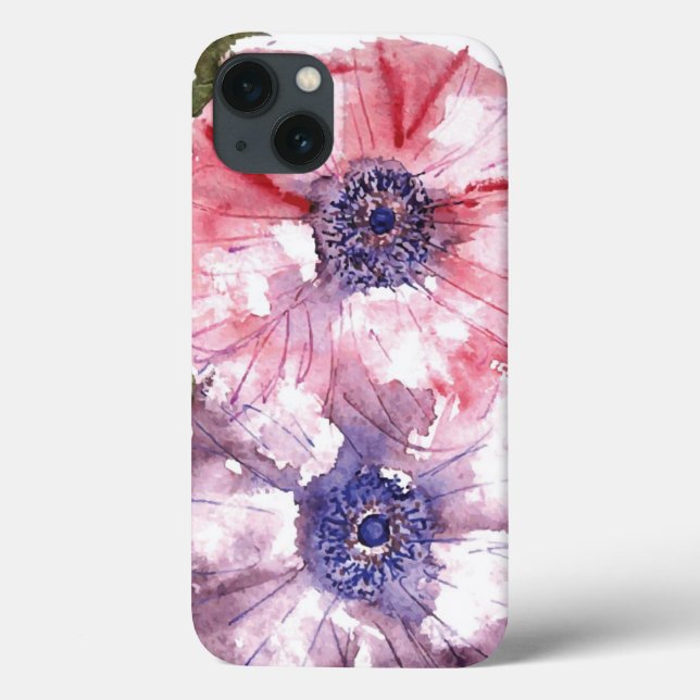 Funda De Case-Mate Para iPhone Flores acuáticas (Reverso)