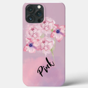 Funda Para iPhone 13 Pro Max Flores acuáticas Apple iPhone 13 Pro Max Pink