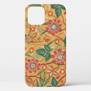 Funda Para iPhone 12 Flores acuáticas artísticas: fondo colorido.