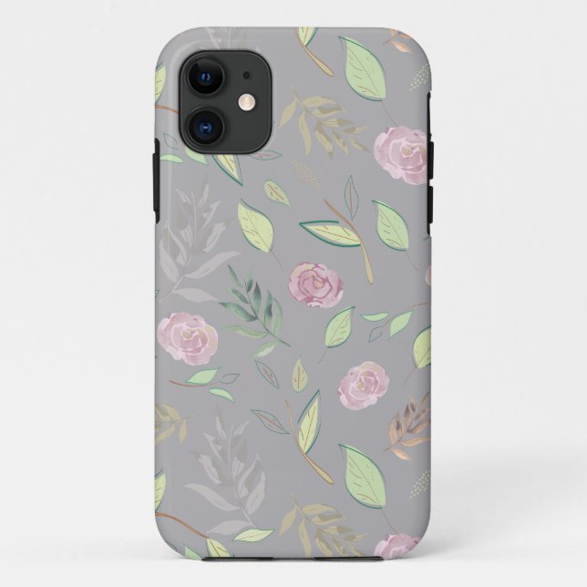 Funda De Case-Mate Para iPhone Flores acuáticas festivas 6 (Reverso)