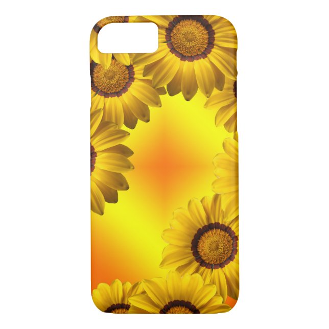 Funda De Case-Mate Para iPhone Flores amarillas bajo la luz del sol (Reverso)