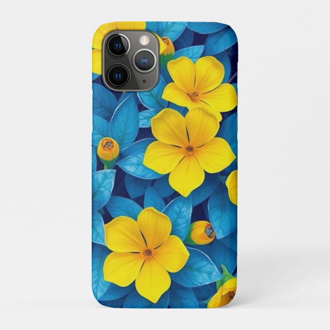 Funda De Case-Mate Para iPhone Flores amarillas - Mediterráneo (Reverso)