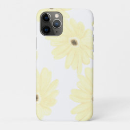 Funda Para iPhone 11 Pro Flores Amarillas Tranquilas
