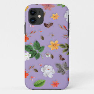 Funda Para iPhone 11 Flores amarillas y rosas blancas 21