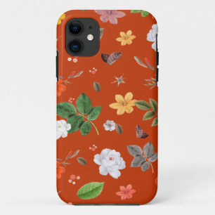 Funda Para iPhone 11 Flores amarillas y rosas blancas 9