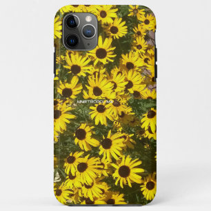 Funda Para iPhone 11 Pro Max FLORES AMARILLOS variedad iPHONE=CASOS IPAD/ ZAZZL