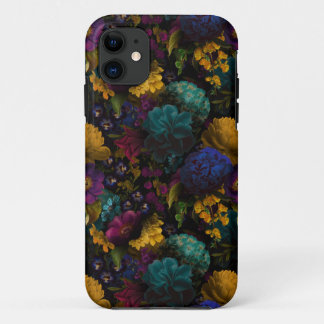 Funda Para iPhone 11 Flores antiguas oscuras de Moody Florals