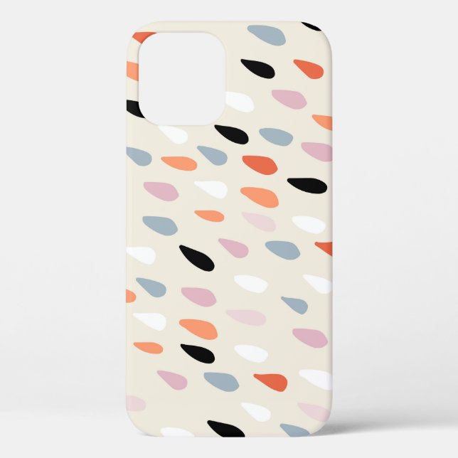 Funda De Case-Mate Para iPhone Flores Art Decó: Modernas sin foco (Reverso )