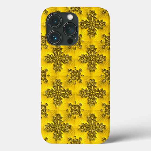Funda De Case-Mate Para iPhone Flores artdeco en estilo retro (Reverso )