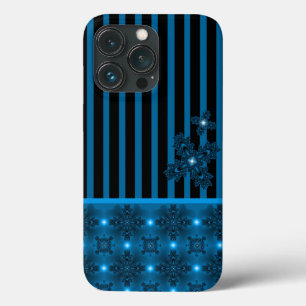 Funda Para iPhone 13 Pro Flores artdeco en estilo retro