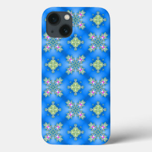 Funda Para iPhone 13 Flores artdeco en estilo retro