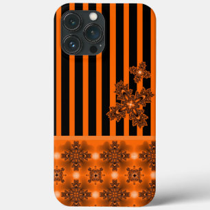 Funda Para iPhone 13 Pro Max Flores artdeco en estilo retro