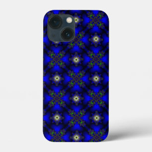 Funda Para iPhone 13 Mini Flores artdeco en estilo retro