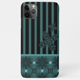Funda Para iPhone 11 Pro Max Flores artdeco en estilo retro