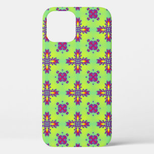 Funda Para iPhone 12 Pro Flores artdeco en estilo retro