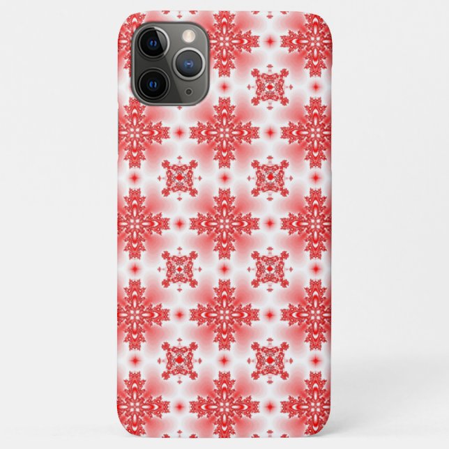Funda De Case-Mate Para iPhone Flores artdeco en estilo retro (Reverso)