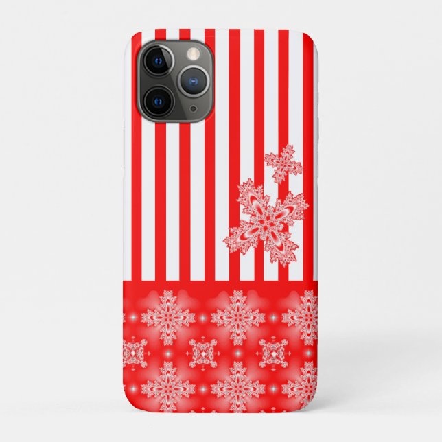 Funda De Case-Mate Para iPhone Flores artdeco en estilo retro (Reverso)